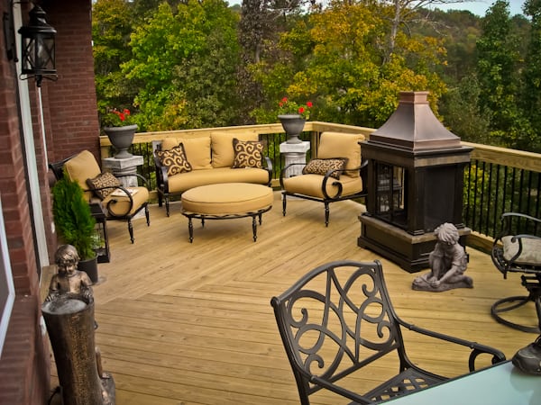 How To Stage A Deck Help Your Home Timbertown Stage A Deck To Help Your Home, Staging Outdoor Furniture