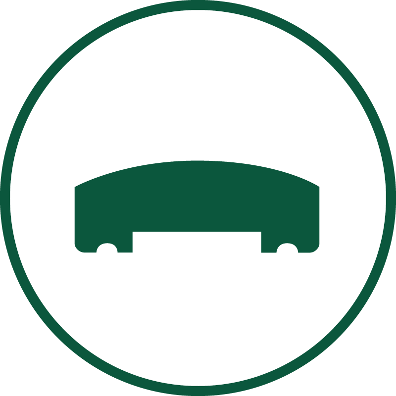 2x6 Rounded Rail Cap Profile