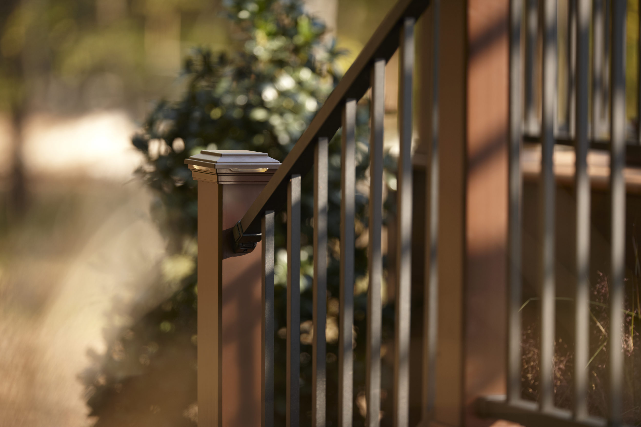 Trex Signature Railing Close up Stair Tred