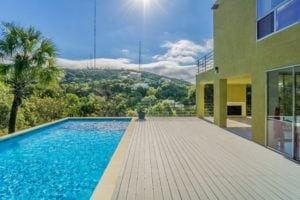 Trex Decking Installed in Dallas with View