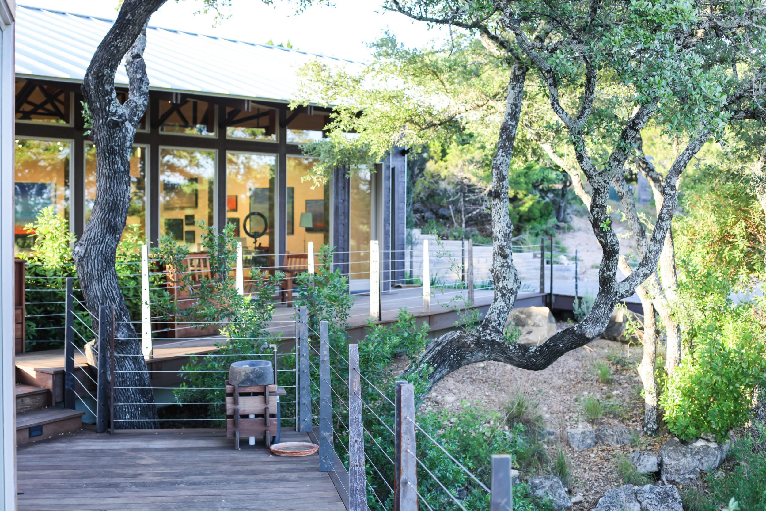 Art Studio and Gallery Barn Renovation -Clear Vertical Grain Rainer Plank