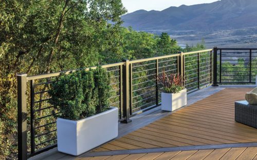 Trex Transcend railing for horizontal, stair, cocktail, and traditional railing systems