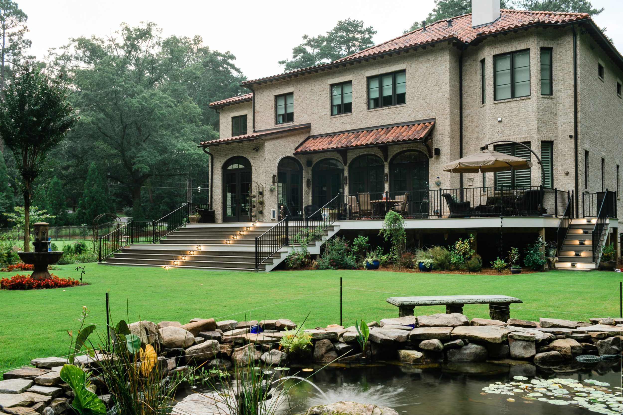 Rear View of Buckhead Deck