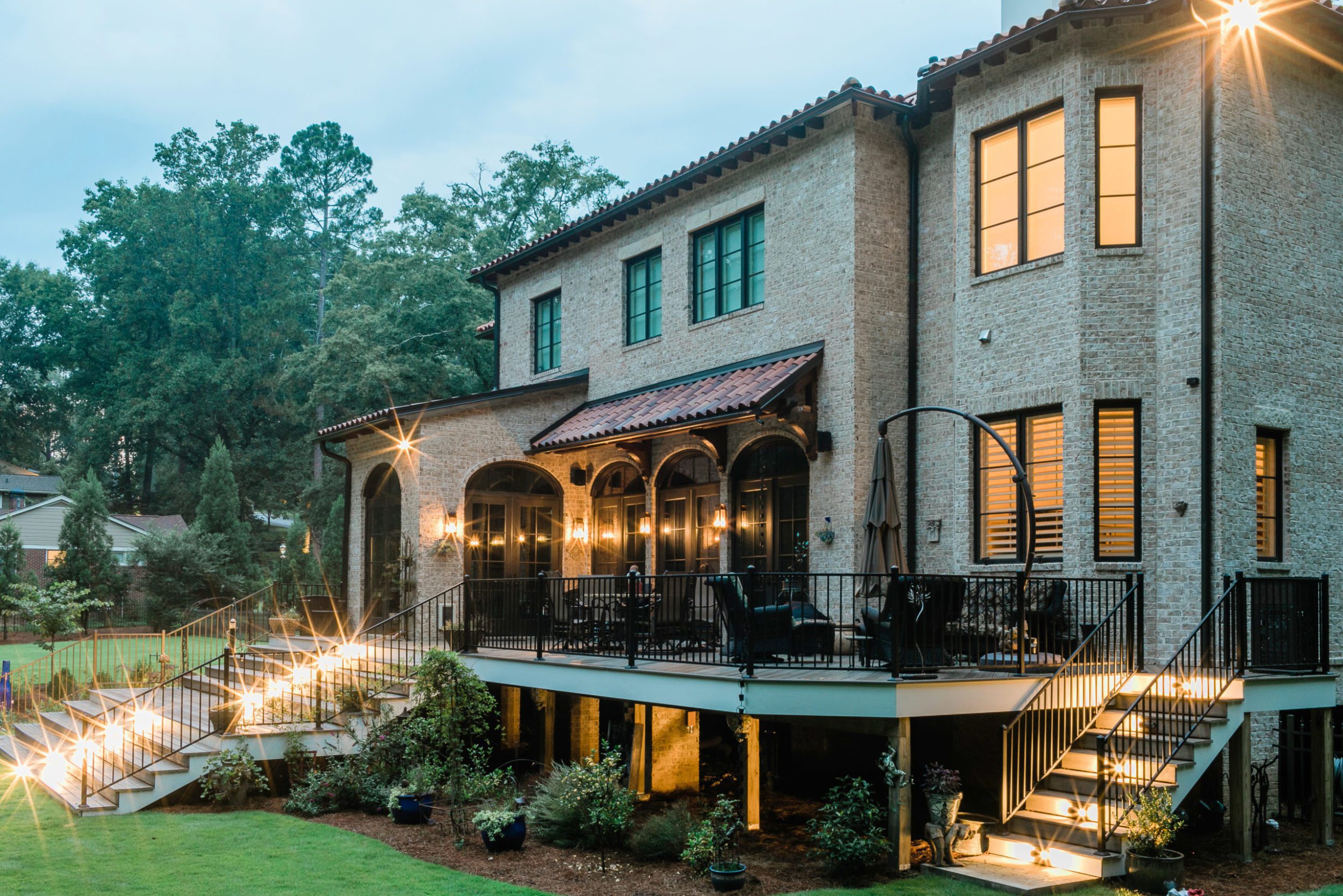 Buckhead Deck at Dusk