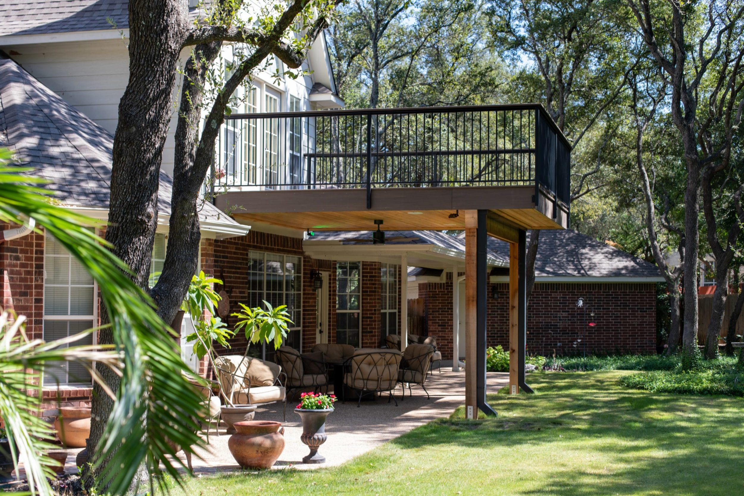 Azek English Walnut Deck