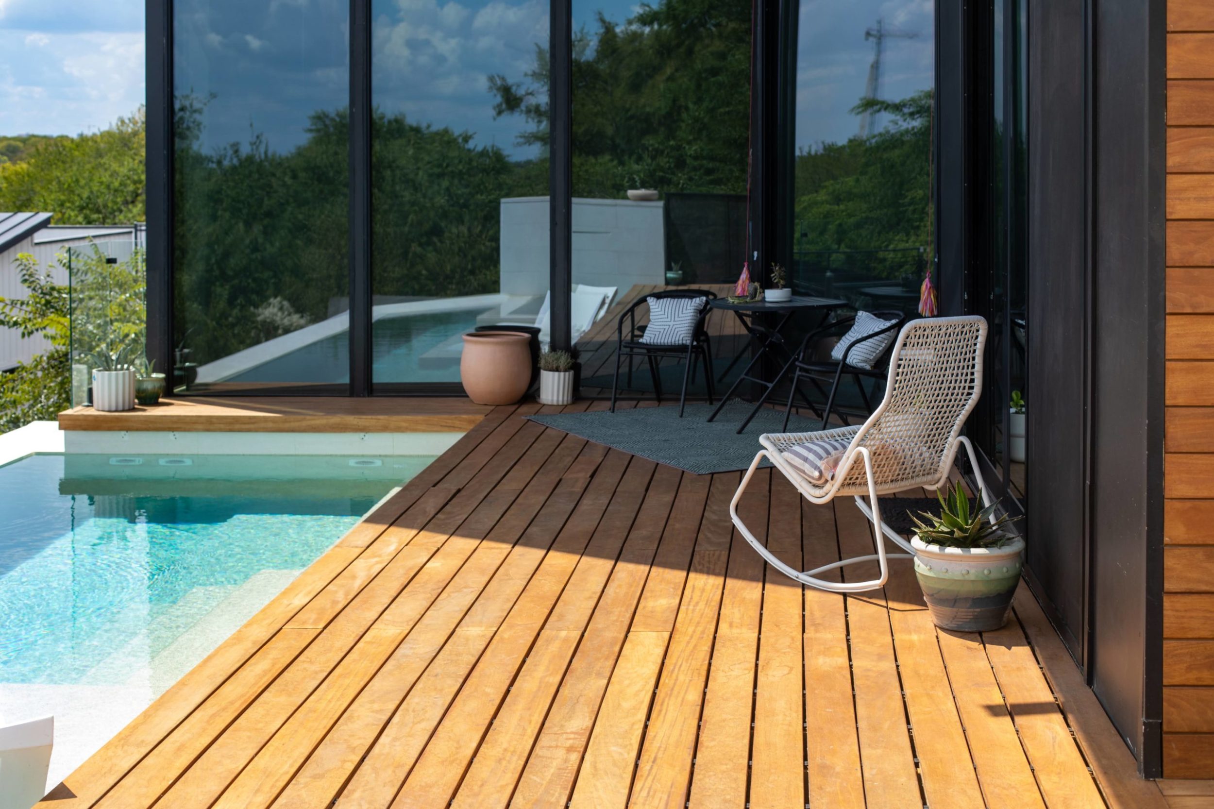 Pool Side Ipe Decking