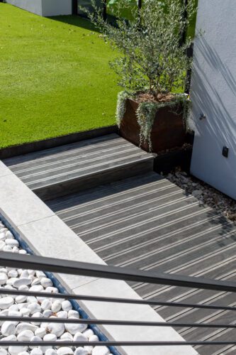 Custom Milled Accoya Non-Slip Pool Decking