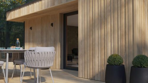 Custom milled siding Millboard installed on modern home in Atlanta