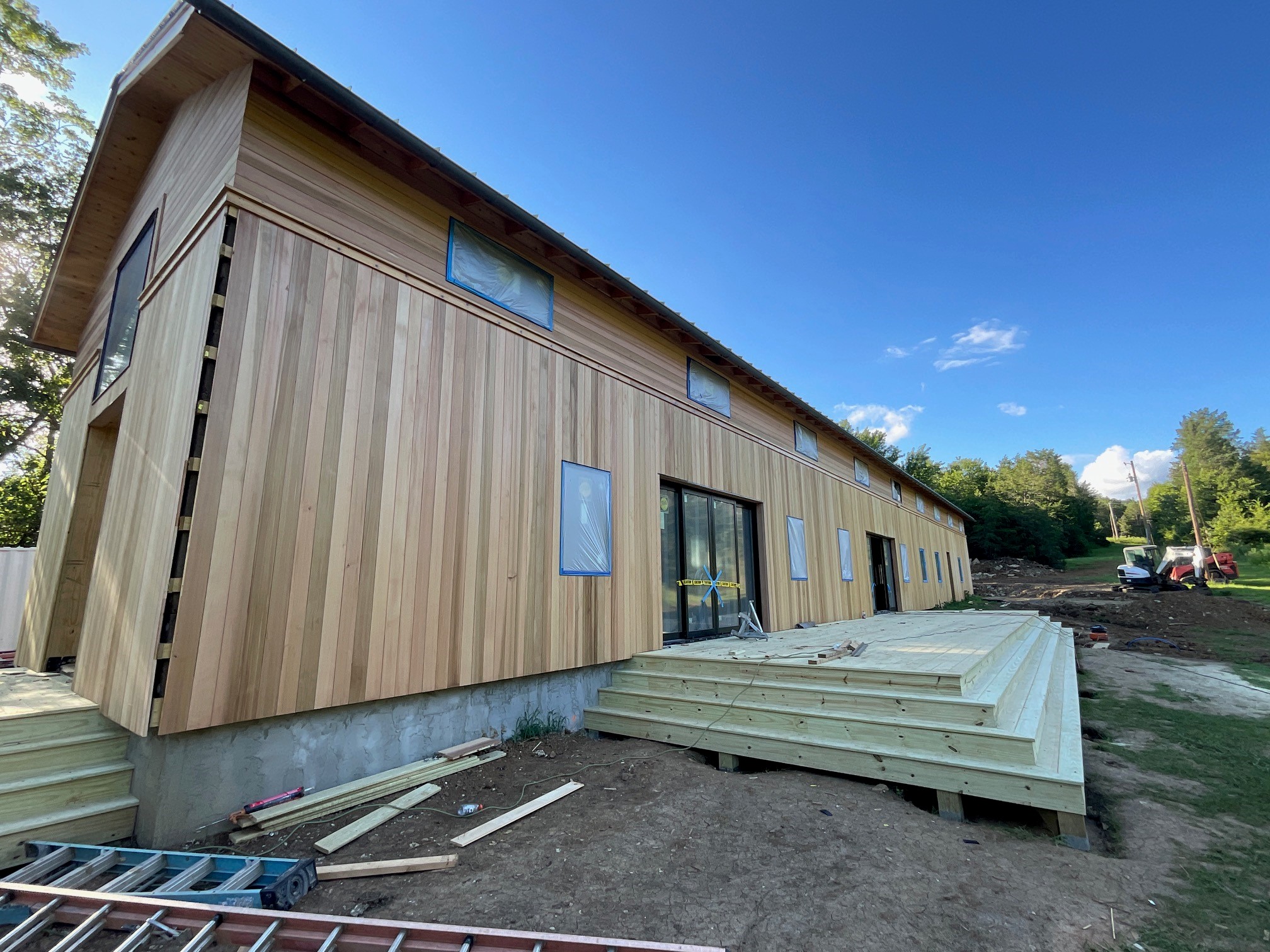 Art Studio & Gallery Barn Renovation using Modified - Clear Vertical Grain Rainier Plank