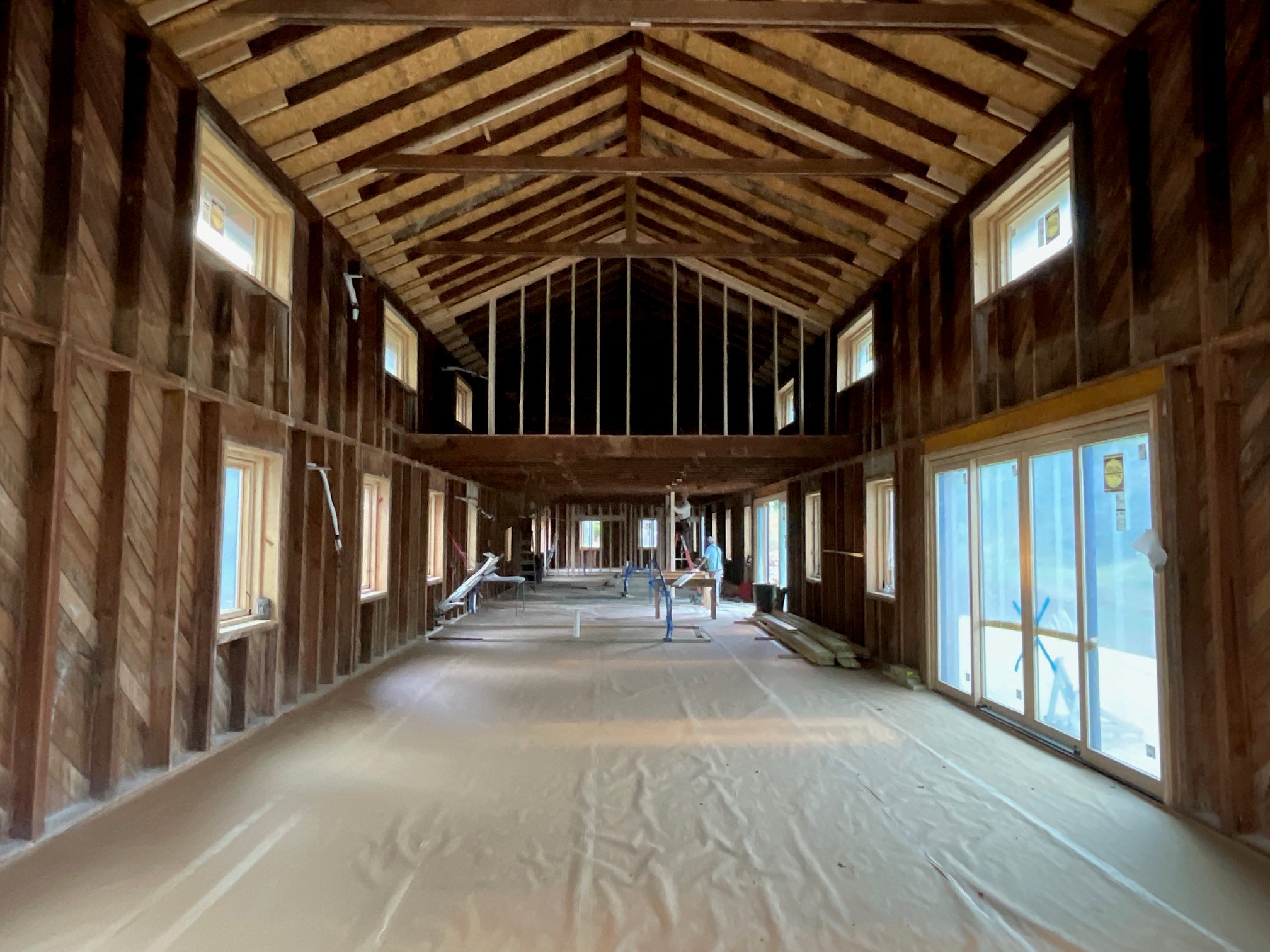 Art Studio and Gallery Barn Renovation - Interior