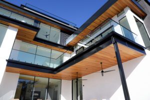Outdoor living space featuring 3 levels
