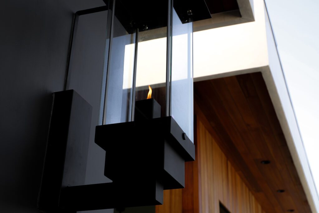 Gas Lantern with Rainier Plank