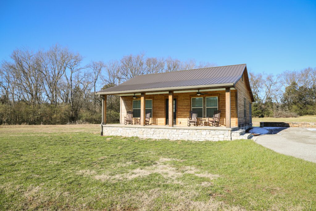 kebony siding cabin
