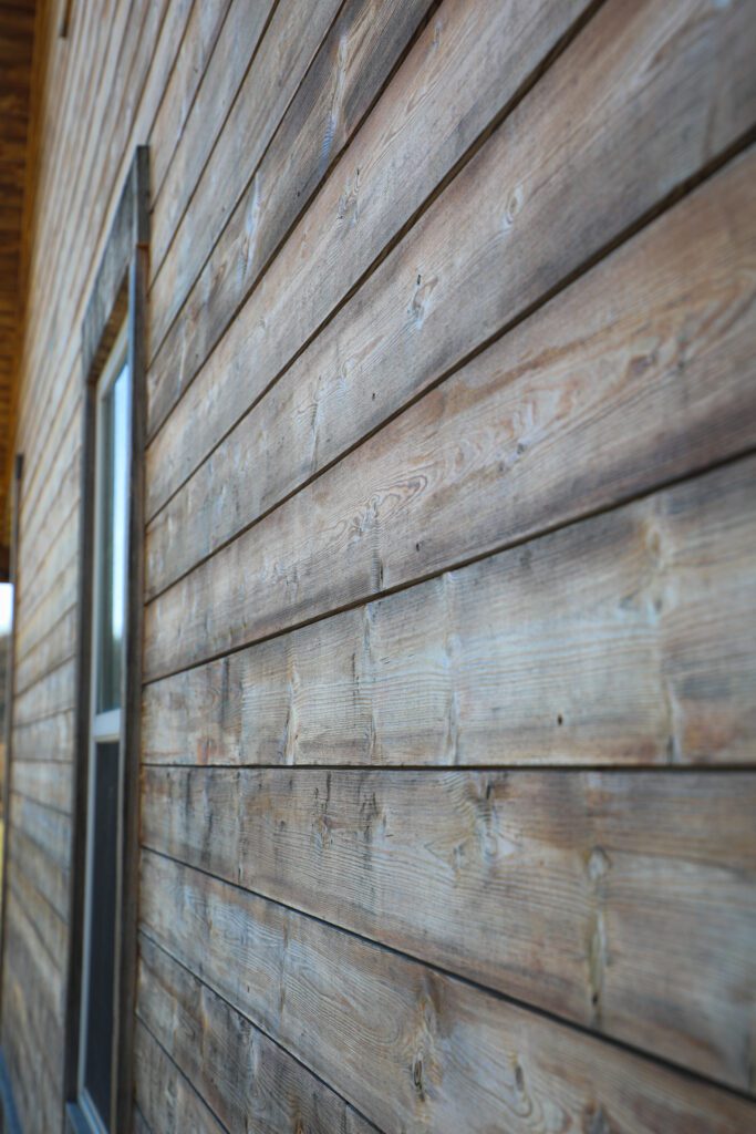 kebony siding cabin