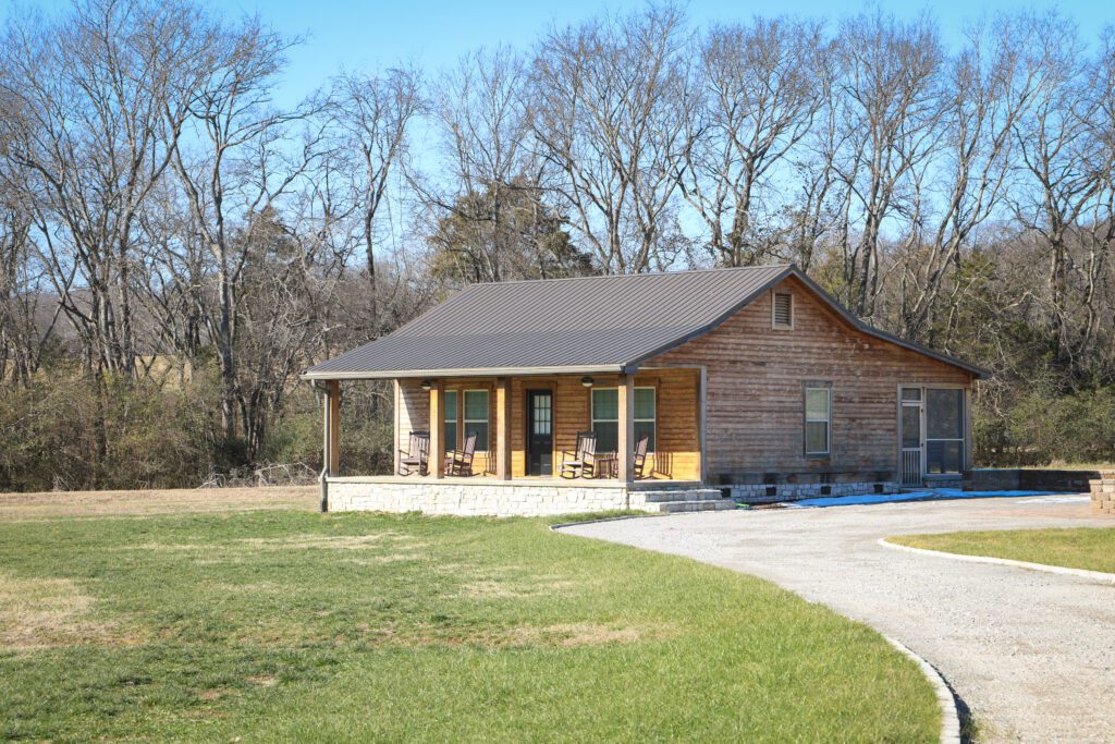 kebony siding cabin