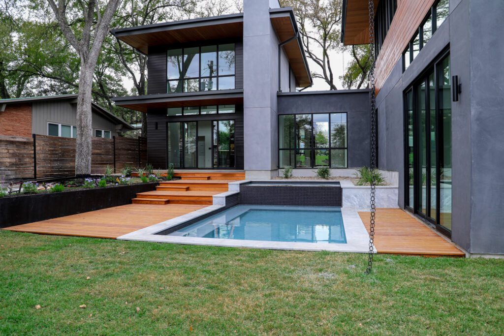 Garapa pool deck