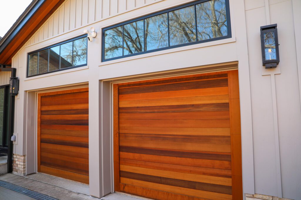 Rainier Plank Garage Door