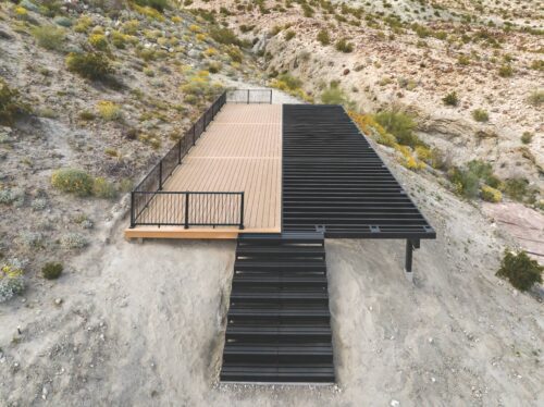 AZEK Aluminum Framing For Decking with Stairs and Railing