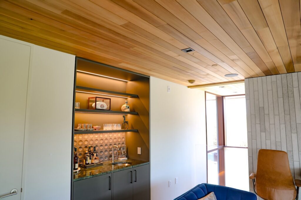 Cedar interior ceiling suited for Nashville homes