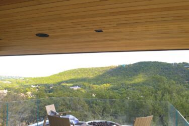 Westen Red Cedar Soffit on Lake Austin