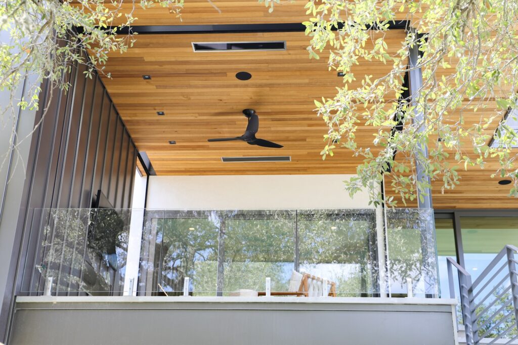 Nashville Cedar Soffit Application