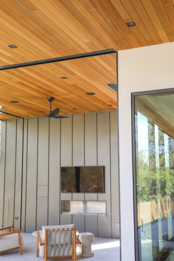 Custom Home Cedar Soffits Nashville