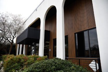 TimberTown Atlanta facade with NewTechWood European Style cladding after renovation