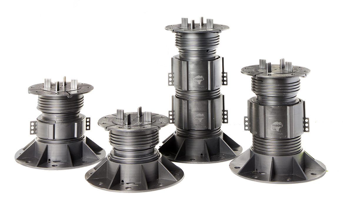 Bison Pedestals for Rooftop decking