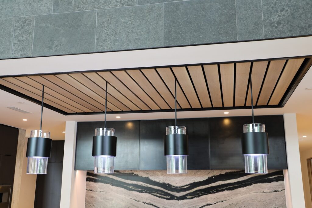 Warm White Oak interior detailing paired with modern finishes