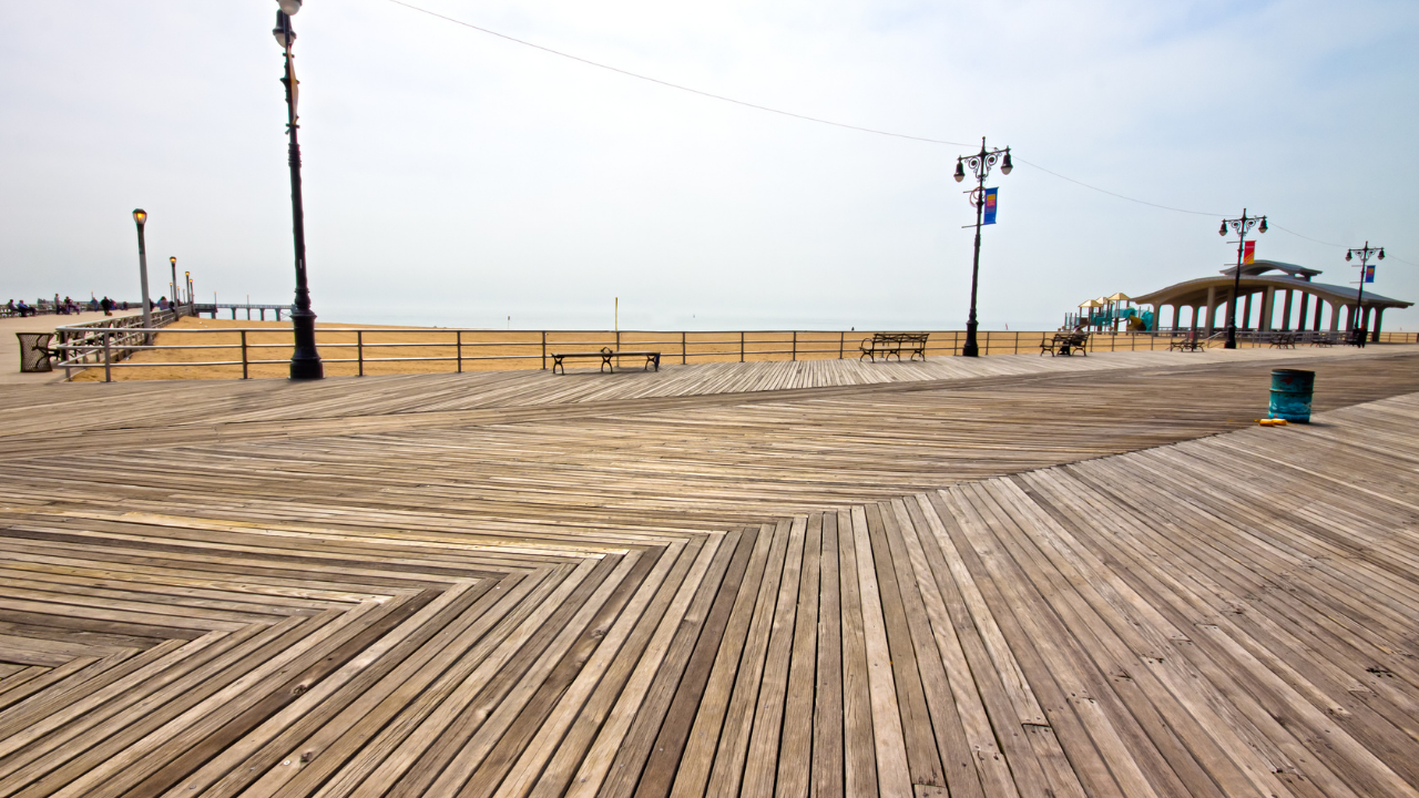 Coney Island Boardwalk with Ipe decking