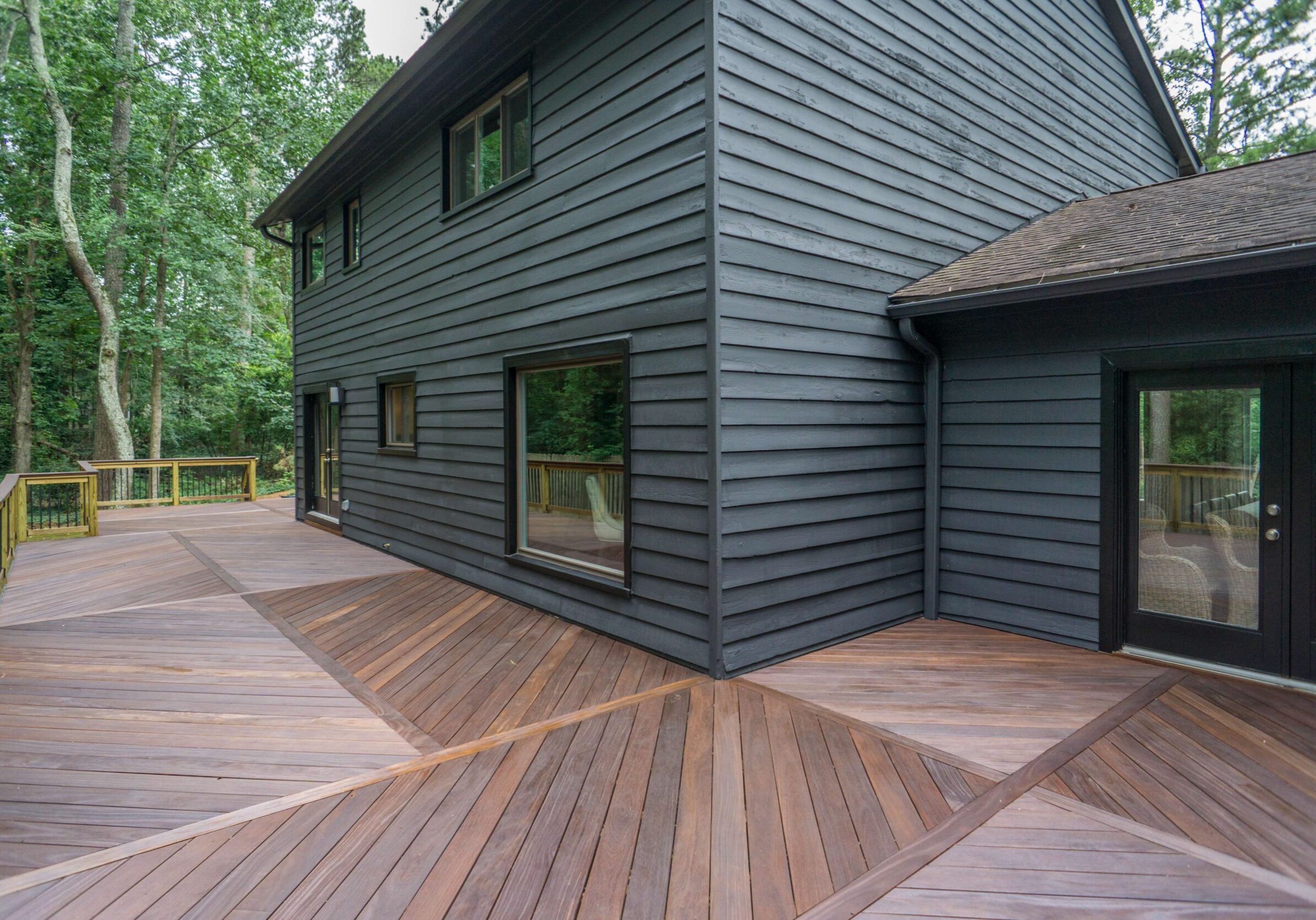 Cumaru Decking Custom Pattern