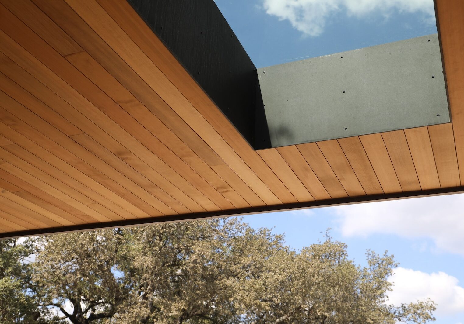 Natural cedar ceiling detail suited for Nashville area homes
